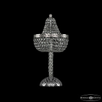 Хрустальная настольная лампа Bohemia IVELE Crystal 19111L4/H/25IV Ni