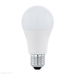 Лампа светодиодная A60, 10W (Е27),  4000K, 806lm EGLO LM_LED_E27 11481