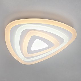 Светодиодный потолочный светильник Eurosvet Siluet 90116/1 белый