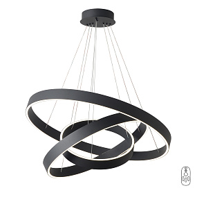 Подвесная светодиодная люстра Crystal Lux TRON SP158W LED BLACK