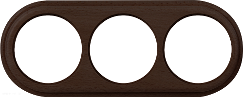 Рамка на 3 поста (венге) Werkel WL15-frame-03