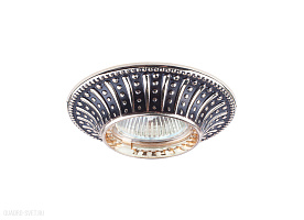 Встраиваемый светильник Donolux N1582-French gold+Brown copper