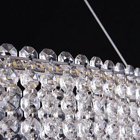 Хрустальная подвесная светодиодная люстра APL LED Sicilia SH02.73.C.Ni.4000