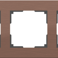 Рамка на 5 постов (коричневый алюминий) Werkel WL11-Frame-05