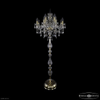 Торшер с хрусталем Bohemia IVELE Crystal 1415T1/8+4/200-165 G
