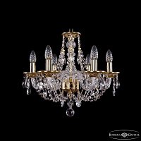 Хрустальная подвесная люстра Bohemia IVELE Crystal 1606/6/160/G