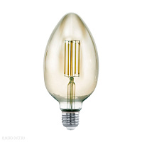 Светодиодная лампа B80, 4W(E27), 3000K, 360lm, дымчатая EGLO LM_LED_E27 11839