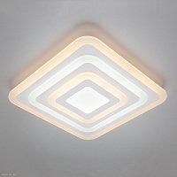Светодиодный потолочный светильник Eurosvet Siluet 90118/1 белый