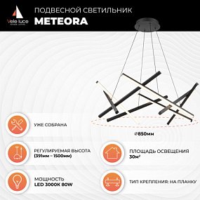 Подвесная светодиодная люстра Vele Luce Meteora VL7232P07