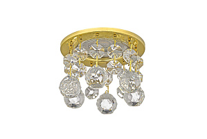 Встраиваемый хрустальный светильник Dio D'Arte Osimo GU10.5.14.8.718 G