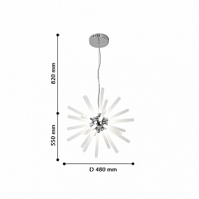 Светодиодный подвесной светильник Favourite Starry 2531-24P