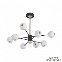 Большая светодиодная люстра Arte Milano 272069/8 BK