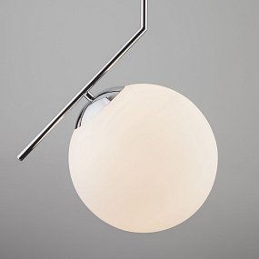 Подвесной светильник со стеклянным плафоном Eurosvet Frost 50153/1 хром