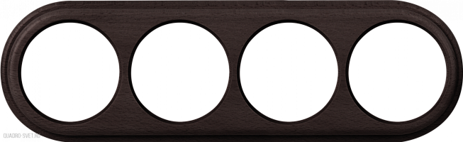 Рамка на 4 поста (венге) Werkel WL15-frame-04