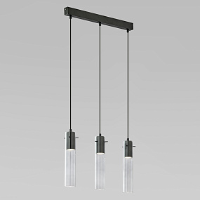 Подвесной светильник со стеклянными плафонами TK Lighting 855 Look Graphite