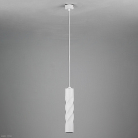 Светодиодный подвесной светильник Eurosvet Scroll 50136/1 LED белый