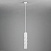 Светодиодный подвесной светильник Eurosvet Scroll 50136/1 LED белый