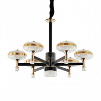 Подвесная светодиодная люстра Arte Milano 273059/6 BK/GD