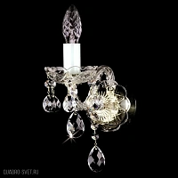 Бра хрустальное ArtGlass MIRKA I. FULL CUT WHITE NICKEL CE