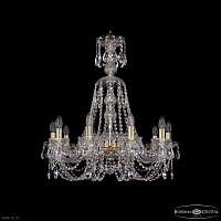 Хрустальная подвесная люстра Bohemia IVELE Crystal 1406/10/240/XL-74 G