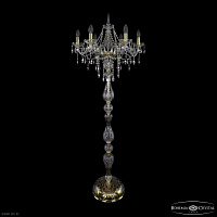 Торшер с хрусталем Bohemia IVELE Crystal 1415T1/6/200-160 G