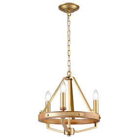 Подвесная люстра из дерева Wertmark BRENDA WE586.03.503