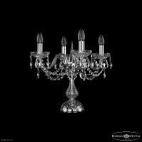 Хрустальная настольная лампа Bohemia IVELE Crystal 1402L/4/141-39 Ni