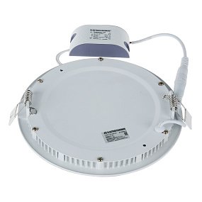 Встраиваемый светодиодный светильник Elektrostandard DLR006 12W 4200K PS/N перламутровый серебро/никель