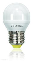 Лампа светодиодная диммируемая Шар Voltega Е27 2800К 6W VG2-G2E27warm6W-D
