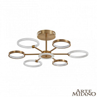 Потолочная светодиодная люстра Arte Milano 277240/6 GD