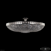 Хрустальная потолочная люстра Bohemia IVELE Crystal 19283/100IV Ni