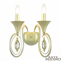 Бра с хрусталем Arte Milano 349920/2W CG