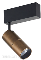 Трековый светодиодный светильник для магнитного шинопровода Donolux Heck DL18789/01M Black Bronze
