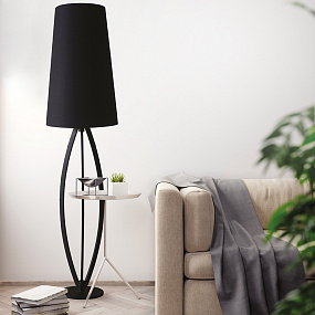 Торшер Zumaline LORITA TS-110314F-BK