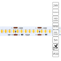 Светодиодная лента 24V 19,2W/m 3000К 5м Arte Lamp TAPE A2424010-01-3K