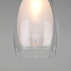 Подвесной светильник со стеклянным плафоном Eurosvet Cosmic 50085/1 хром