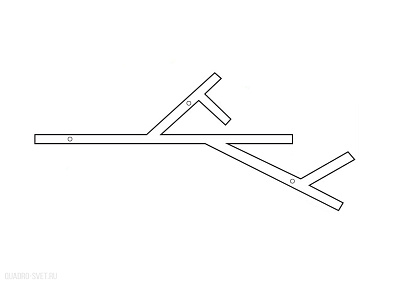 Накладной светодиодный светильник 115Вт 4000K Donolux Twiggy DL18516C072B115