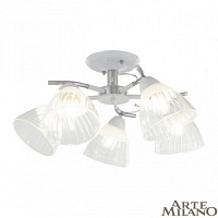 Потолочная люстра Arte Milano 320306/5 WT+CR