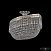 Хрустальная потолочная люстра Bohemia IVELE Crystal 19013/80IV GW