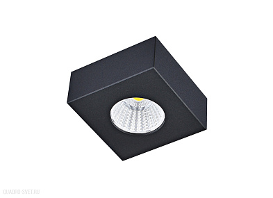 Накладной светодиодный светильник Donolux Mono DL18812/7W Black SQ