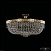 Хрустальная потолочная люстра Bohemia IVELE Crystal 19273/60IV G