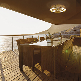 Люстра потолочная-вентилятор MANTRA INDONESIA 8225