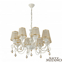 Подвесная люстра Arte Milano 347620/8 WT+G
