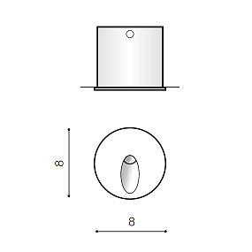 Встраиваемый светодиодный светильник Azzardo Sarona AZ2183