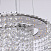 Хрустальный светодиодный подвесной светильник APL LED Sicilia SH01.25.A.LED -DIM.Ni