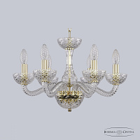 Хрустальная подвесная люстра Bohemia IVELE Crystal 1311/6/165 G Cl/Clear/M-1F