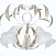 Люстра потолочная АВРОРА Майя 10121-5C