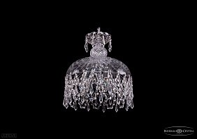 Хрустальный подвесной светильник Bohemia IVELE Crystal 7711/30/Ni/Drops