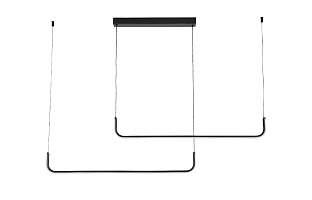 Подвесной светодиодный светильник Crystal Lux SUAVE SP35W LED L1200 BLACK