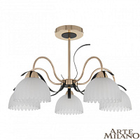 Потолочная люстра Arte Milano 327306/5 FG+BK
